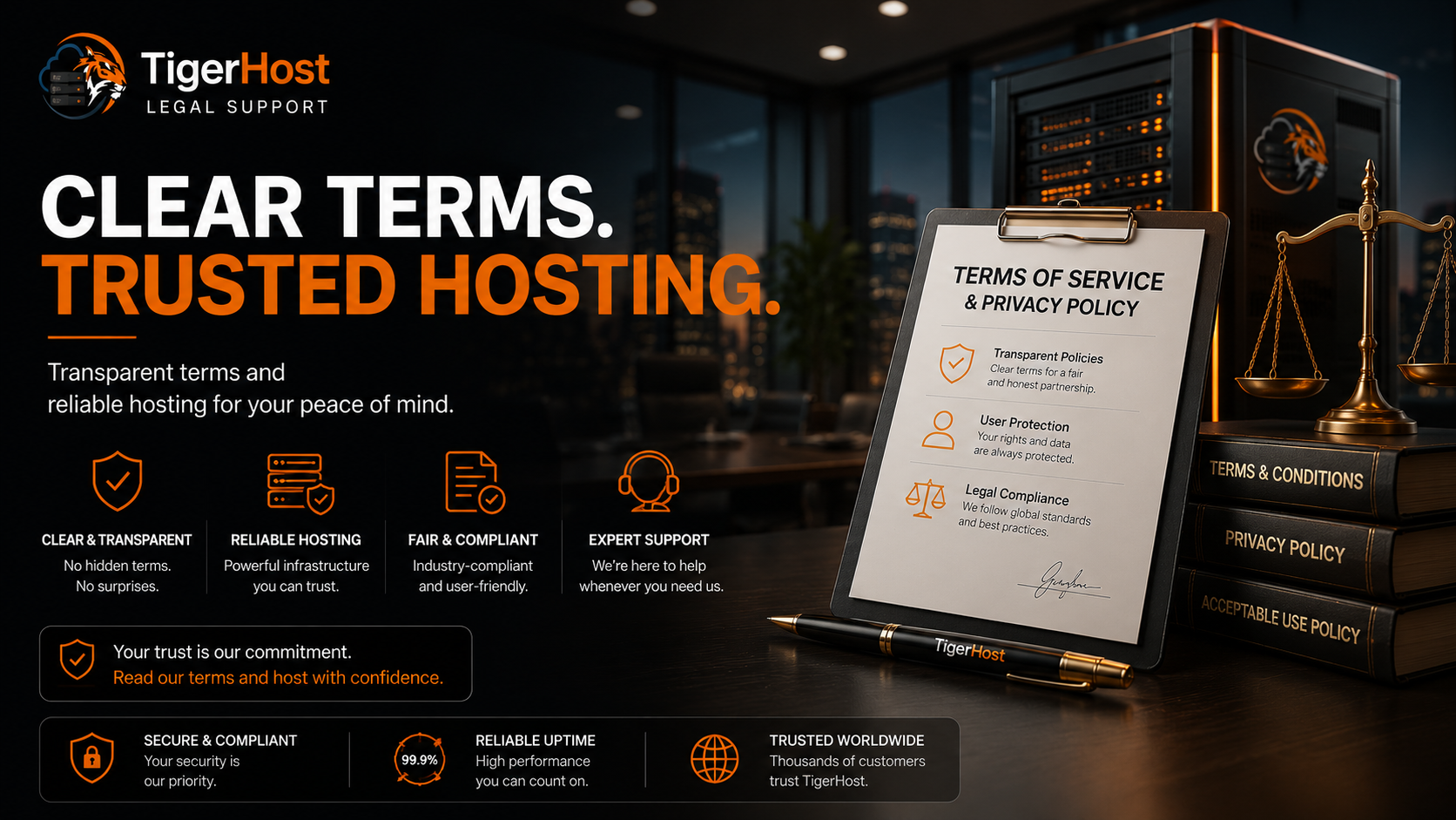 TigerHost Terms of Service